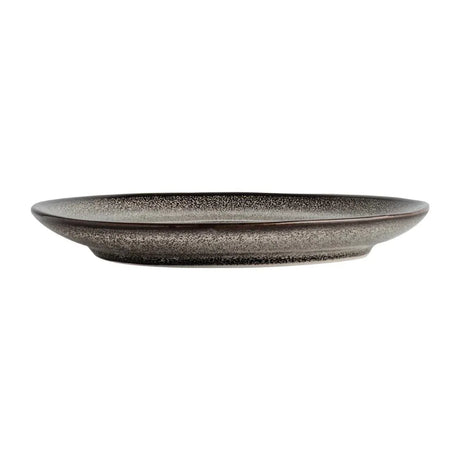 DF182 Olympia Mineral Triangular Cappuccino Saucer Grey Stone 150mm (Pack of 6) - JD Catering Equipment Solutions Ltd