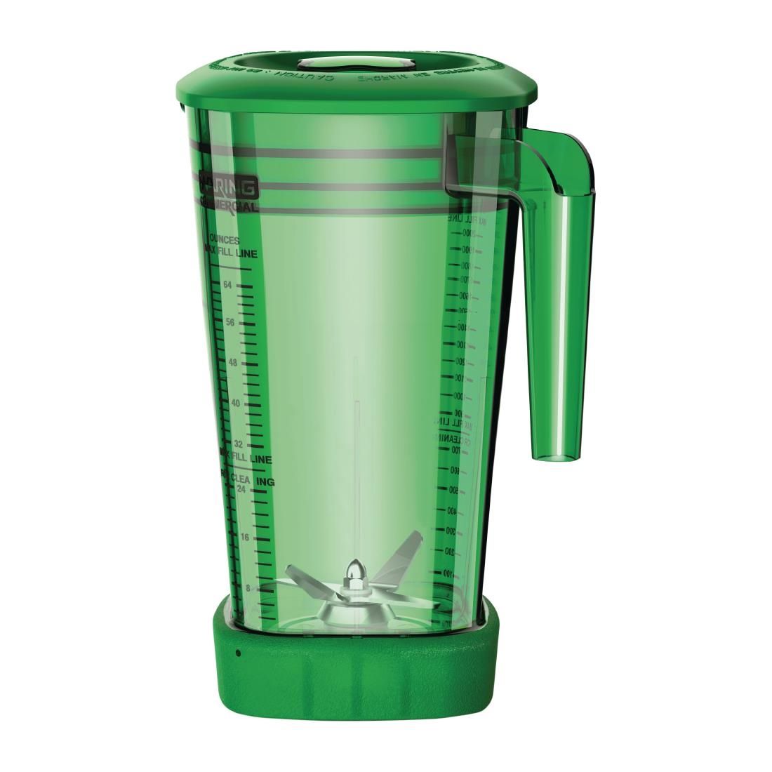 DF406 Waring Green 2 litre Jar for use with Waring Xtreme Hi-Power Blender JD Catering Equipment Solutions Ltd