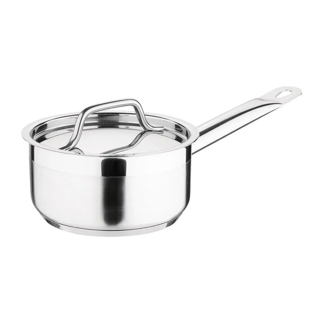 DF669 Nisbets Essentials Stainless Steel Saucepan 900ml - JD Catering Equipment Solutions Ltd