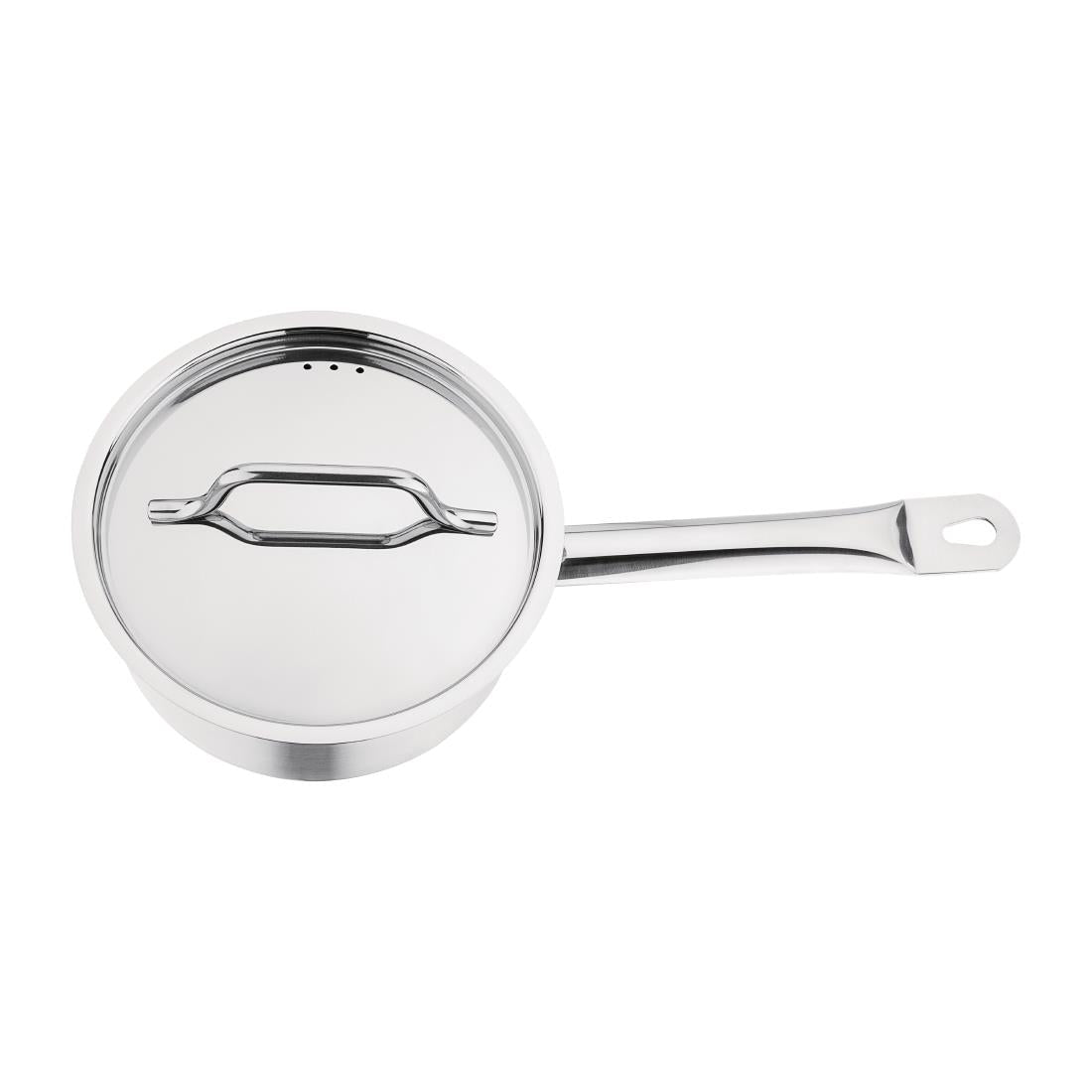 DF671 Nisbets Essentials Stainless Steel Saucepan 3000ml JD Catering Equipment Solutions Ltd