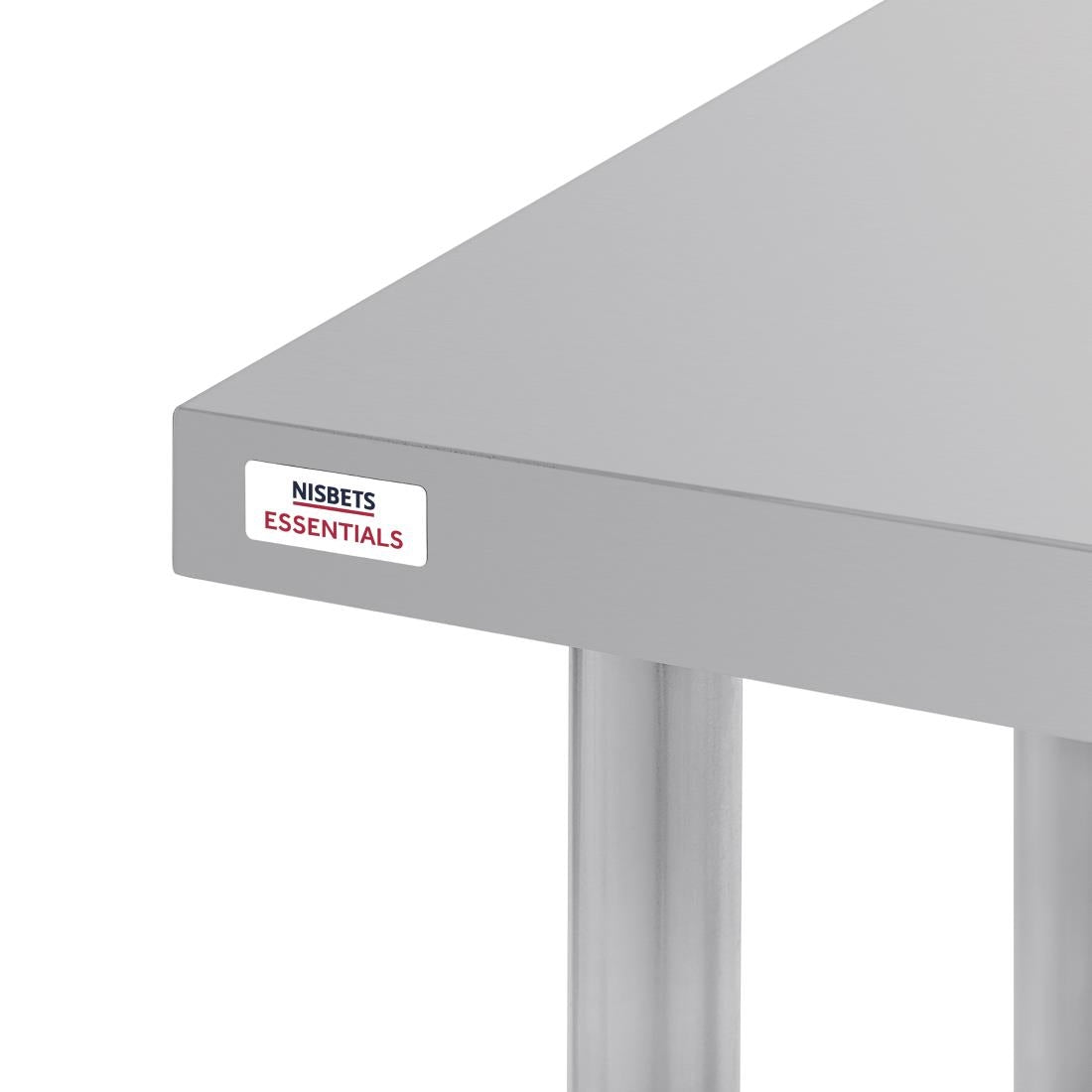 DF677 Nisbets Essentials Self Assembly Stainless Steel Table 1200 x 600mm JD Catering Equipment Solutions Ltd