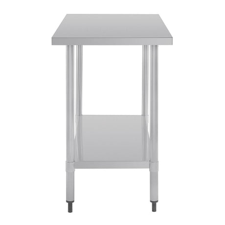 DF677 Nisbets Essentials Self Assembly Stainless Steel Table 1200 x 600mm JD Catering Equipment Solutions Ltd