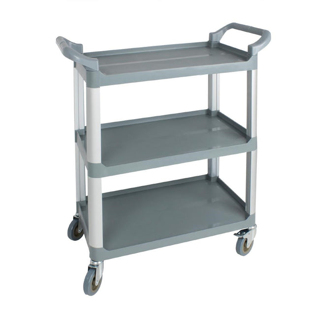 DF678 Nisbets Essentials Polypropylene Compact Mobile Trolley JD Catering Equipment Solutions Ltd