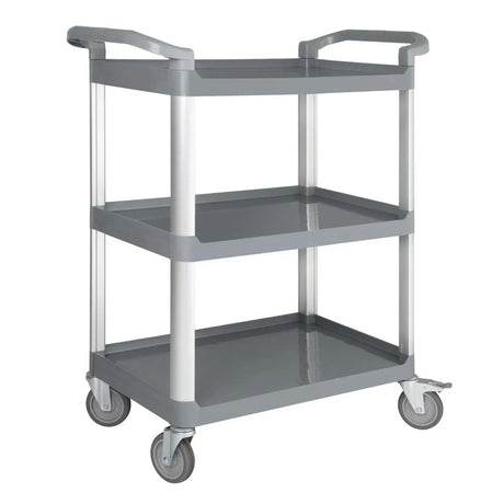 DF678 Nisbets Essentials Polypropylene Compact Mobile Trolley - JD Catering Equipment Solutions Ltd