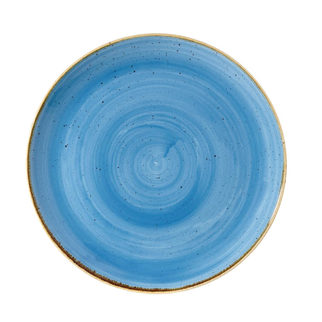 DF764 Churchill Stonecast Round Coupe Plate Cornflower Blue 288mm (Pack of 12) JD Catering Equipment Solutions Ltd