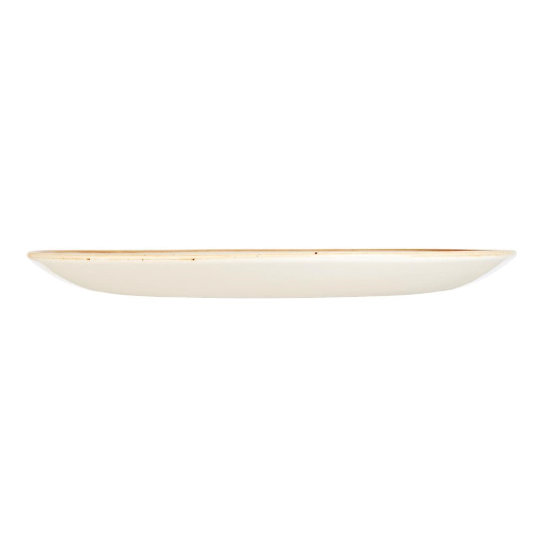 DF784 Churchill Stonecast Round Coupe Plate Mustard Seed Yellow 288mm (Pack of 12) JD Catering Equipment Solutions Ltd