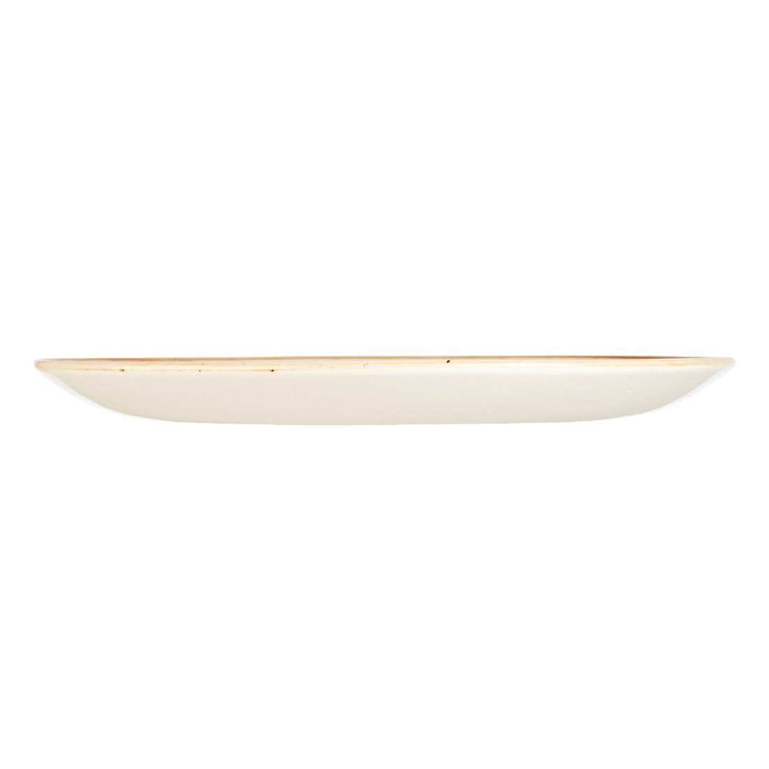 DF786 Churchill Stonecast Round Coupe Plate Mustard Seed Yellow 220mm (Pack of 12) JD Catering Equipment Solutions Ltd