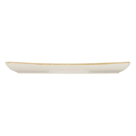 DF791 Churchill Stonecast Rectangular Plate Mustard Seed Yellow 295 x 150mm - JD Catering Equipment Solutions Ltd