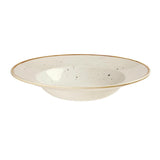 DF798 Churchill Stonecast Round Wide Rim Bowl Barley White 280mm (Pack of 12) JD Catering Equipment Solutions Ltd