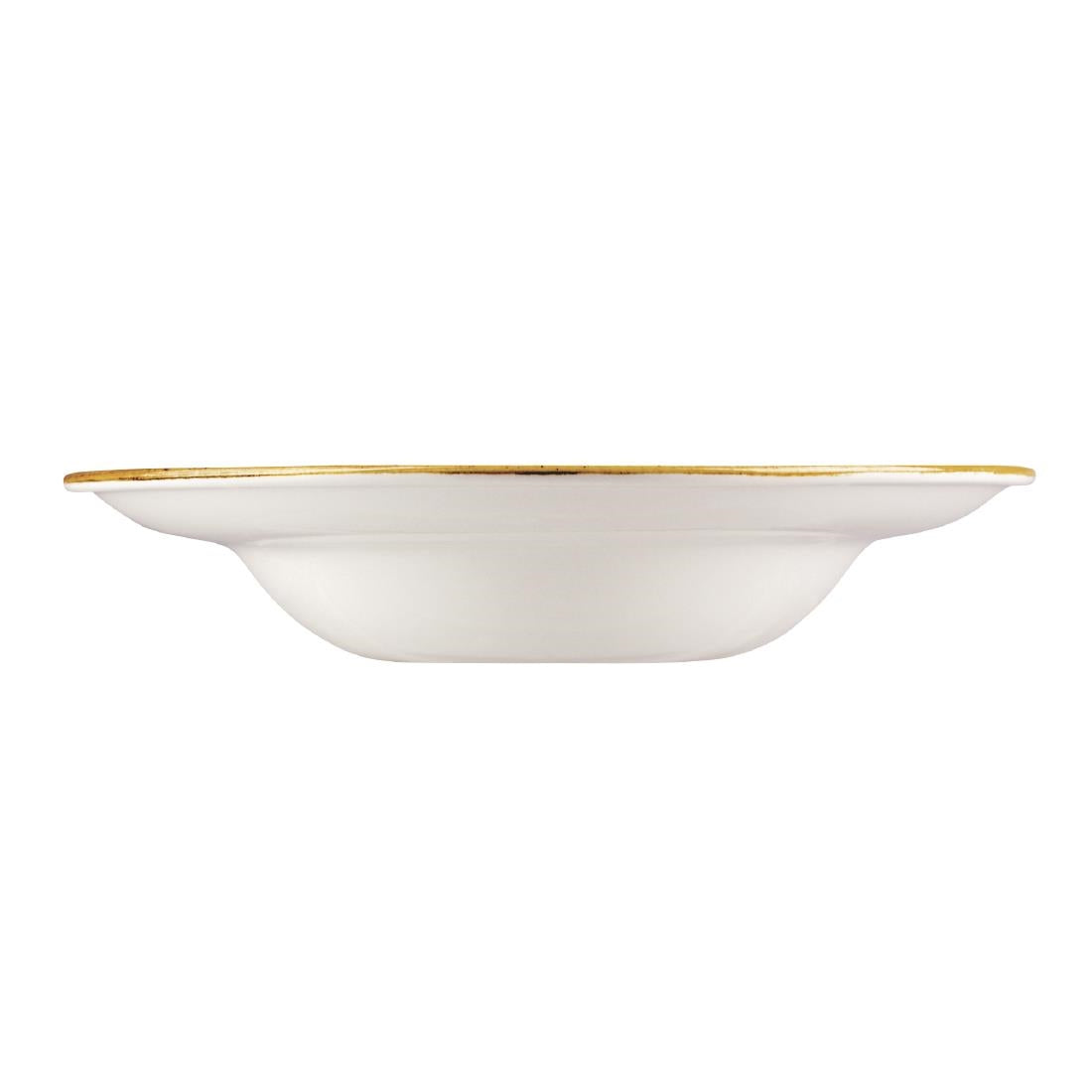DF801 Churchill Stonecast Round Wide Rim Bowl Duck Egg Blue 240mm (Pack of 12) JD Catering Equipment Solutions Ltd