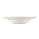 DF801 Churchill Stonecast Round Wide Rim Bowl Duck Egg Blue 240mm (Pack of 12) JD Catering Equipment Solutions Ltd