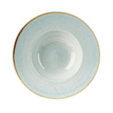 DF801 Churchill Stonecast Round Wide Rim Bowl Duck Egg Blue 240mm (Pack of 12) JD Catering Equipment Solutions Ltd