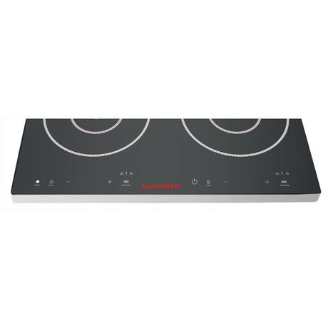 DF824 Caterlite Touch Control Double Induction Hob JD Catering Equipment Solutions Ltd