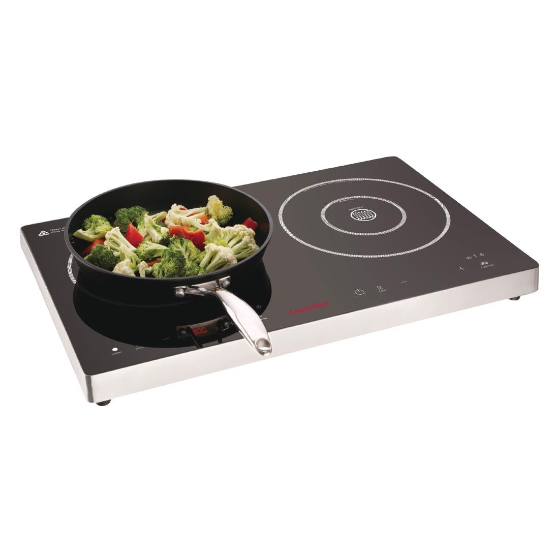 DF824 Caterlite Touch Control Double Induction Hob JD Catering Equipment Solutions Ltd