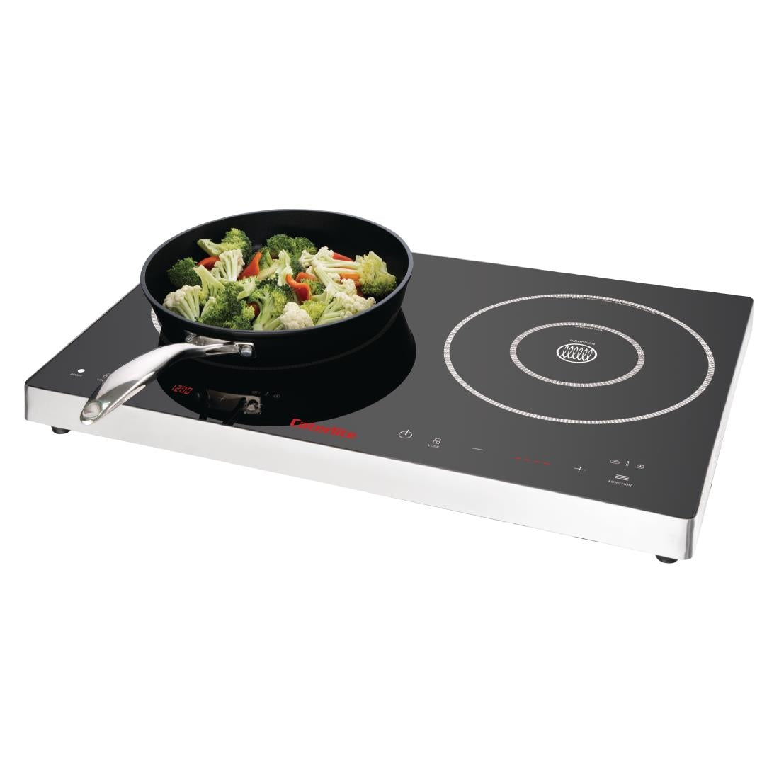 DF824 Caterlite Touch Control Double Induction Hob JD Catering Equipment Solutions Ltd
