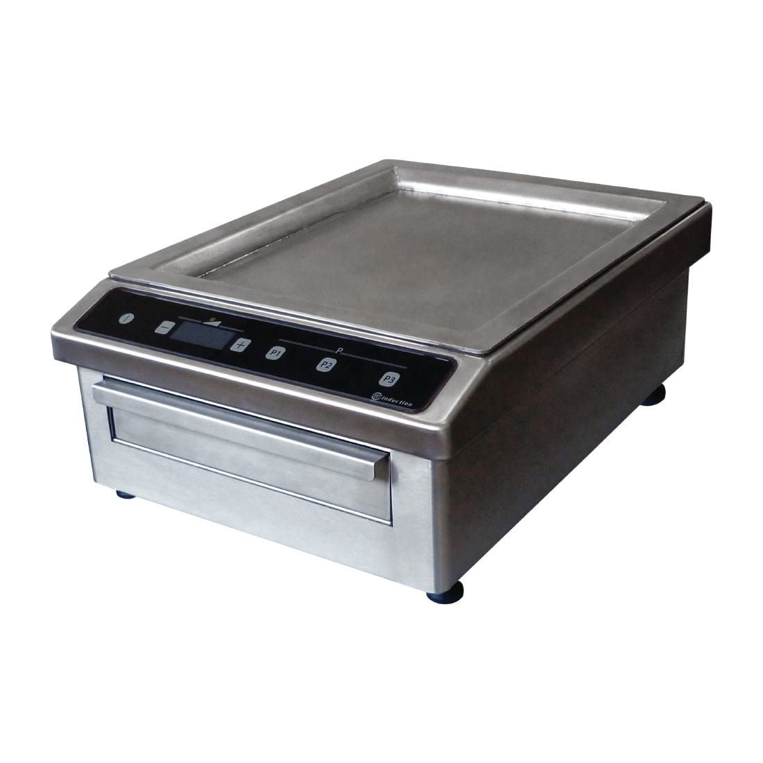 DF977 Adventys Induction Griddle BGIC 3000 JD Catering Equipment Solutions Ltd
