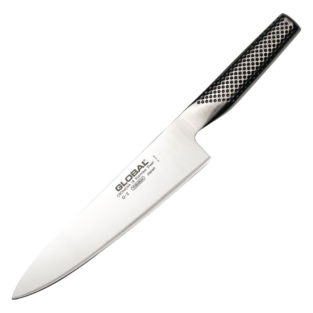 DG016 Global Classic Chefs Knife 20cm With Knife Sharpener JD Catering Equipment Solutions Ltd