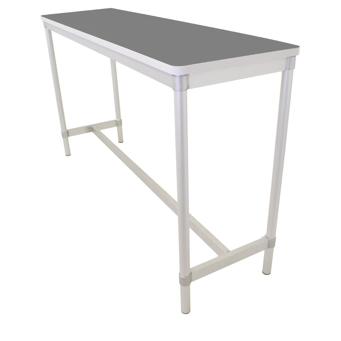 DG130-SG Gopak Enviro Indoor Storm Grey Rectangle Poseur Table 1800mm JD Catering Equipment Solutions Ltd