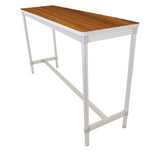 DG130-TE Gopak Enviro Indoor Teak Effect Rectangle Poseur Table 1800mm JD Catering Equipment Solutions Ltd