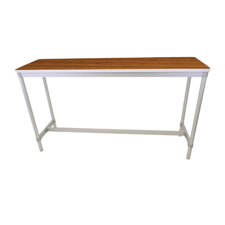 DG130-TE Gopak Enviro Indoor Teak Effect Rectangle Poseur Table 1800mm JD Catering Equipment Solutions Ltd