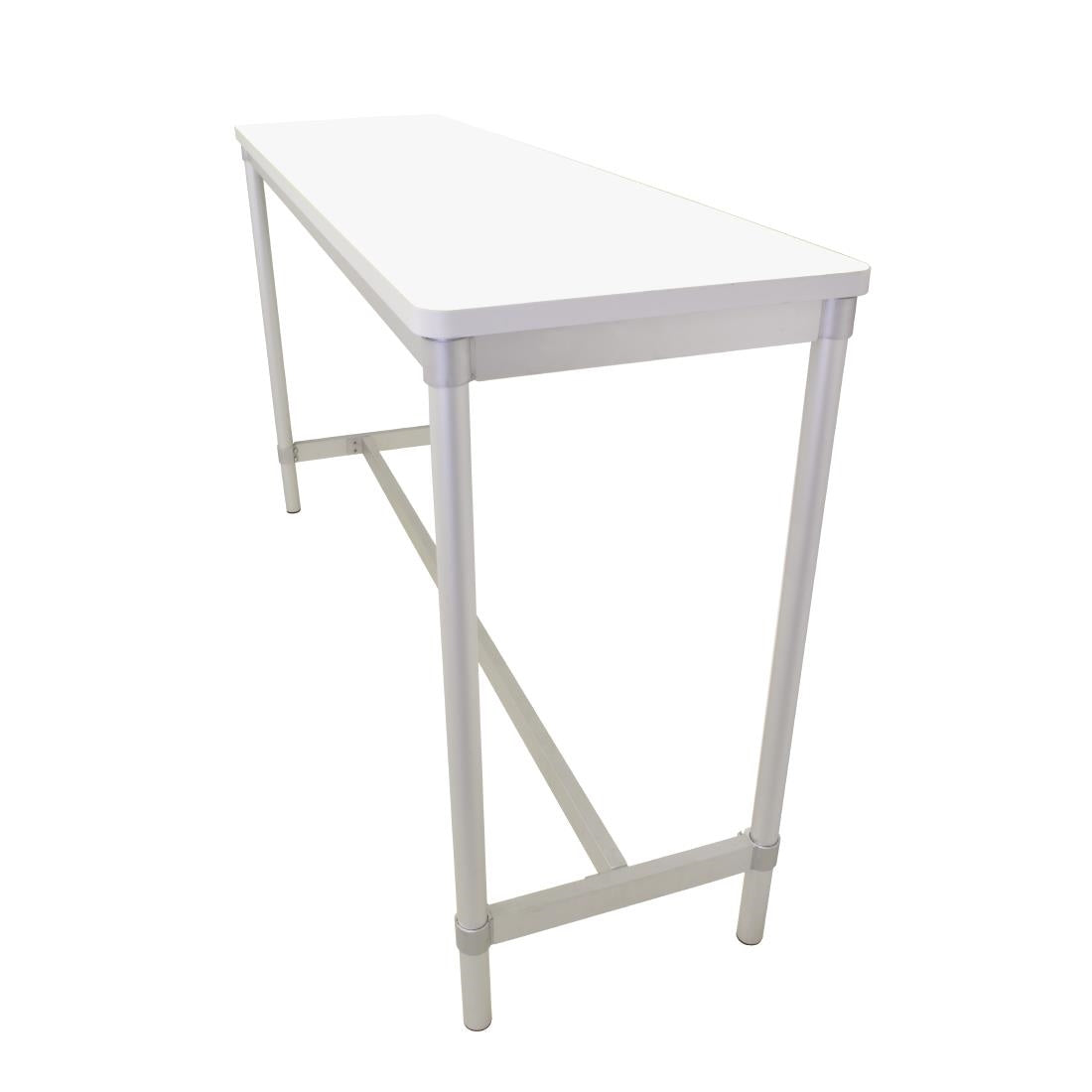 DG130-WH Gopak Enviro Indoor White Rectangle Poseur Table 1800mm JD Catering Equipment Solutions Ltd