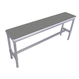 DG132-SG Gopak Enviro Indoor Stormy Grey High Bench 1600mm JD Catering Equipment Solutions Ltd