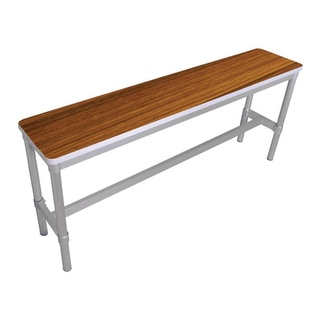 DG132-TE Gopak Enviro Indoor Teak Effect High Bench 1600mm JD Catering Equipment Solutions Ltd