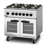 DG285 Lincat Phoenix Natural/LPG Dual Fuel Oven Range 6 Burners PHDR01 JD Catering Equipment Solutions Ltd