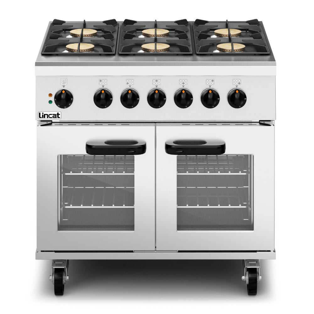 DG285 Lincat Phoenix Natural/LPG Dual Fuel Oven Range 6 Burners PHDR01 JD Catering Equipment Solutions Ltd