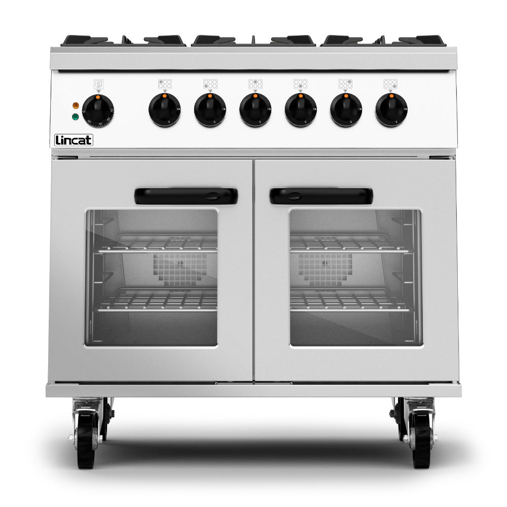 DG285 Lincat Phoenix Natural/LPG Dual Fuel Oven Range 6 Burners PHDR01 JD Catering Equipment Solutions Ltd