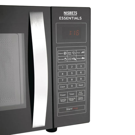 DJ610 Nisbets Essentials Flatbed Microwave 21ltr 750W - JD Catering Equipment Solutions Ltd