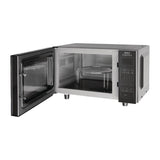 DJ610 Nisbets Essentials Flatbed Microwave 21ltr 750W JD Catering Equipment Solutions Ltd