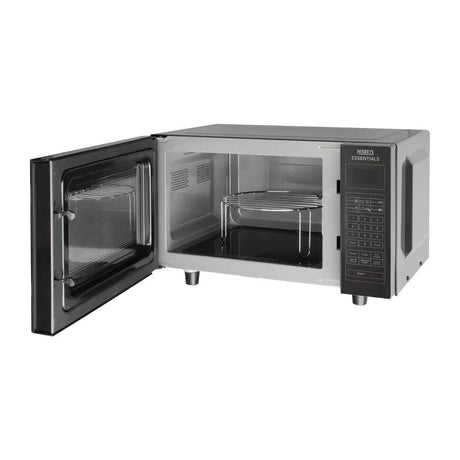DJ610 Nisbets Essentials Flatbed Microwave 21ltr 750W - JD Catering Equipment Solutions Ltd