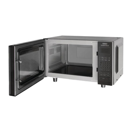 DJ610 Nisbets Essentials Flatbed Microwave 21ltr 750W - JD Catering Equipment Solutions Ltd