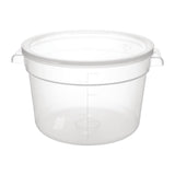 DJ961 Vogue Polypropylene Round Food Storage Container 10Ltr JD Catering Equipment Solutions Ltd