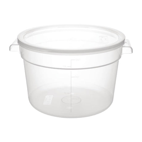 DJ961 Vogue Polypropylene Round Food Storage Container 10Ltr JD Catering Equipment Solutions Ltd