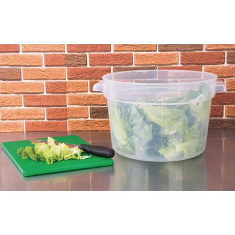 DJ961 Vogue Polypropylene Round Food Storage Container 10Ltr JD Catering Equipment Solutions Ltd