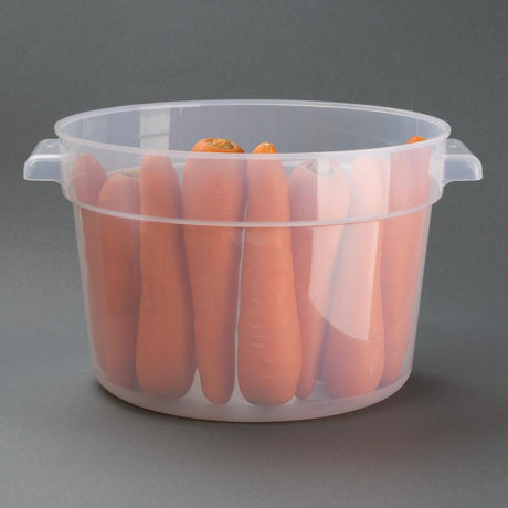 DJ961 Vogue Polypropylene Round Food Storage Container 10Ltr JD Catering Equipment Solutions Ltd