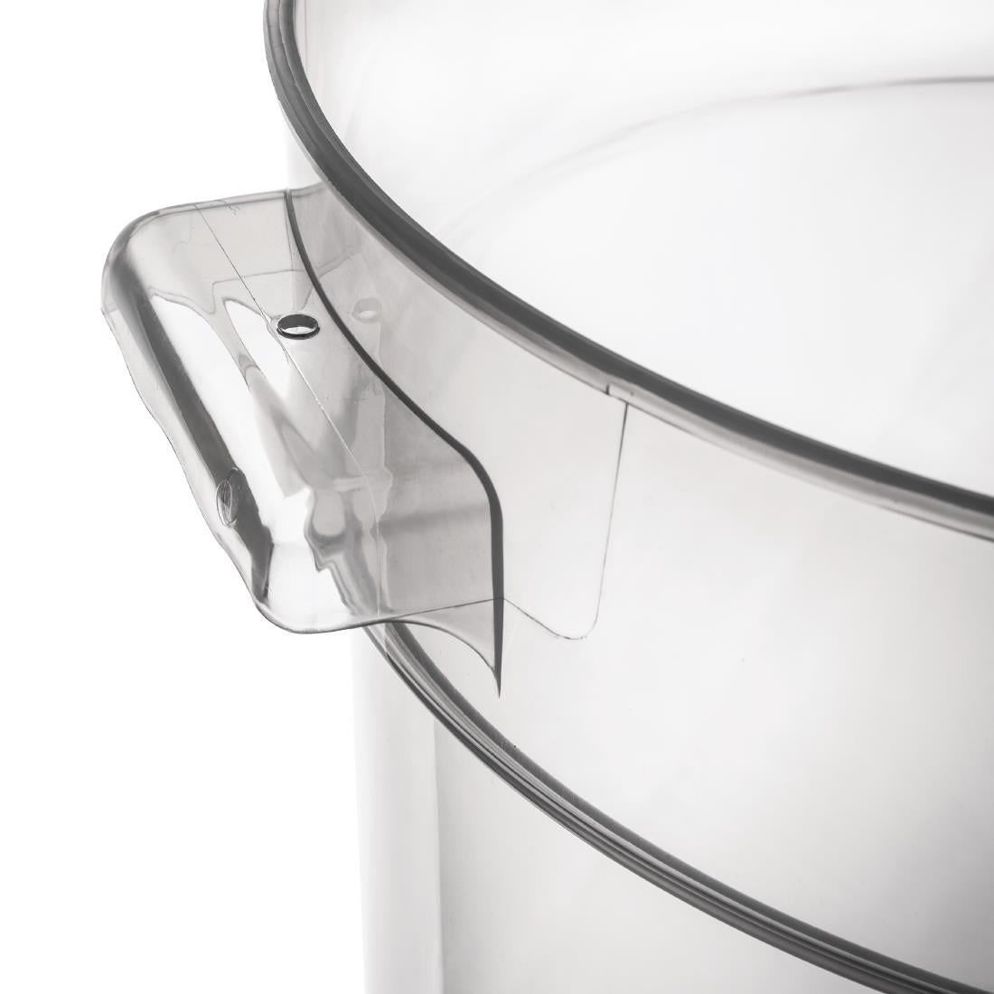 DJ961 Vogue Polypropylene Round Food Storage Container 10Ltr JD Catering Equipment Solutions Ltd
