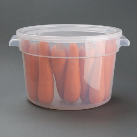 DJ961 Vogue Polypropylene Round Food Storage Container 10Ltr JD Catering Equipment Solutions Ltd