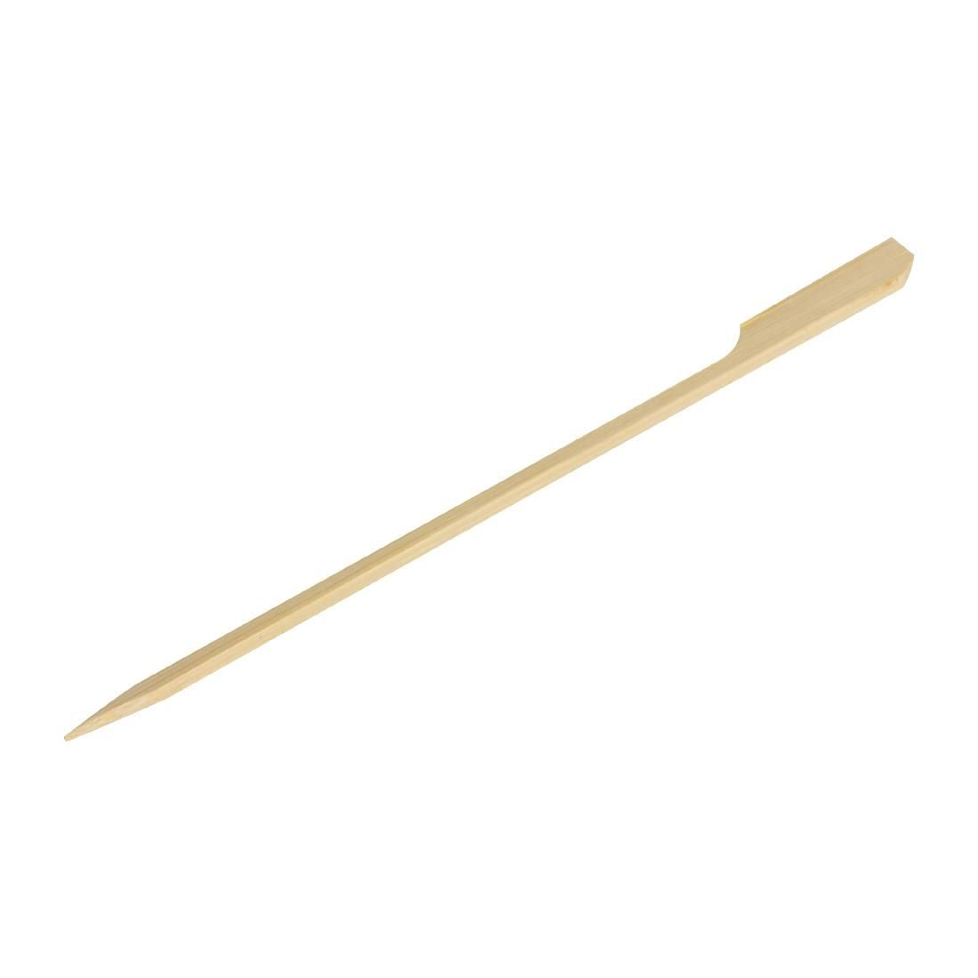 DK394 Fiesta Green Biodegradable Bamboo Paddle Skewers 150mm (Pack of 100) JD Catering Equipment Solutions Ltd