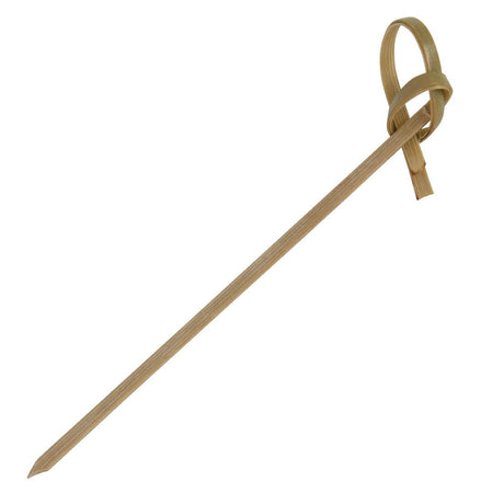 DK396 Fiesta Green Biodegradable Bamboo Looped Skewers 90mm (Pack of 100) JD Catering Equipment Solutions Ltd