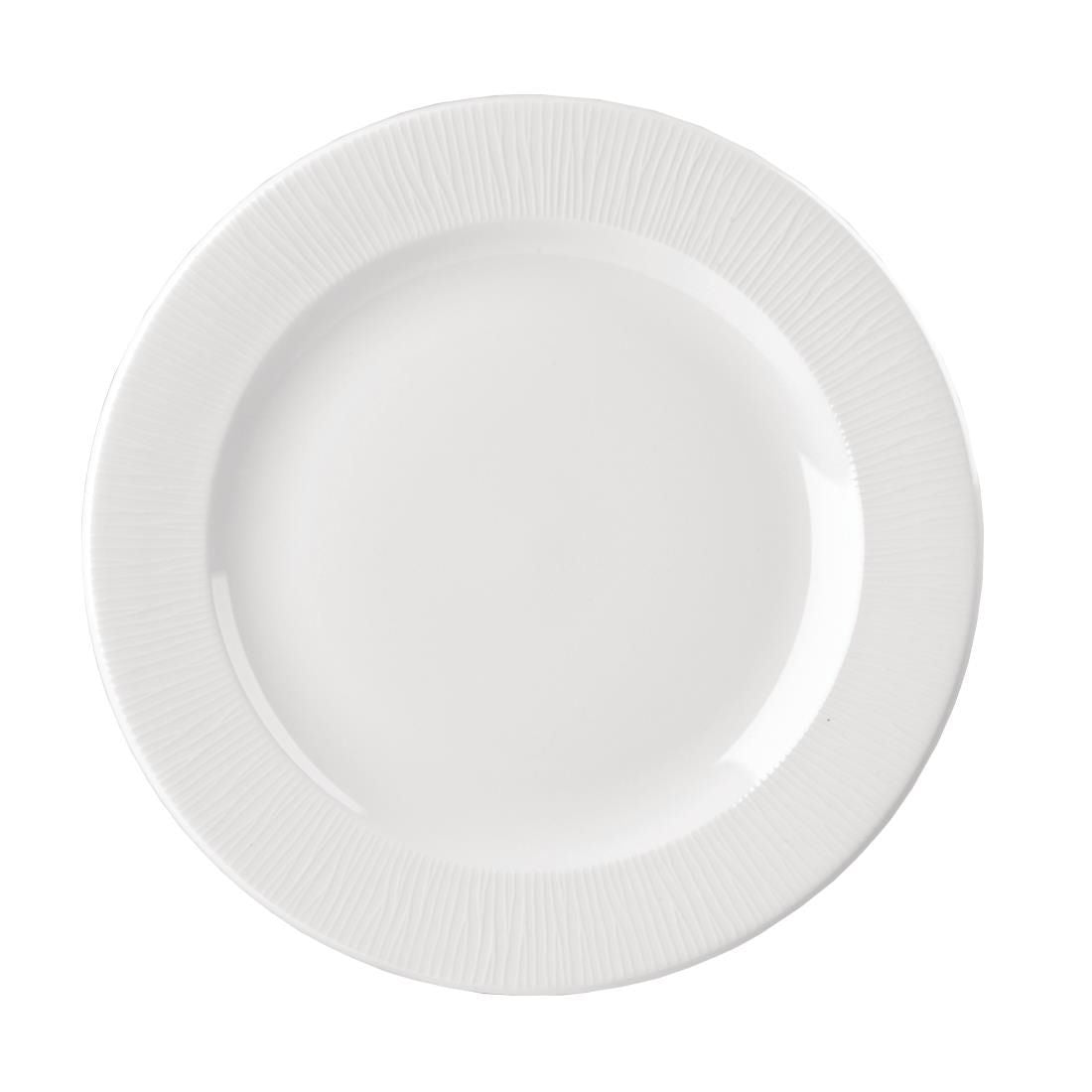 DK409 Churchill Bamboo Footed Plate 276mm (Pack of 12) JD Catering Equipment Solutions Ltd