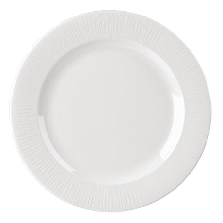 DK410 Churchill Bamboo Footed Plate 304mm (Pack of 12) JD Catering Equipment Solutions Ltd