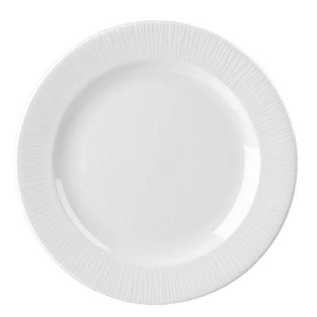 DK411 Churchill Bamboo Footed Plate 231mm (Pack of 12) JD Catering Equipment Solutions Ltd
