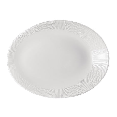DK422 Churchill Bamboo Oval Plate 293 x 228mm (Pack of 12) JD Catering Equipment Solutions Ltd