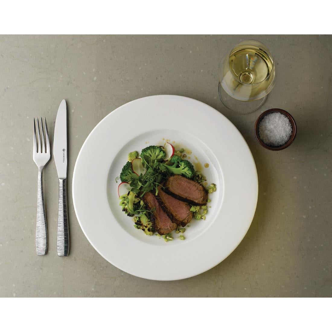 DK428 Churchill Bamboo Plate 260mm (Pack of 12) JD Catering Equipment Solutions Ltd