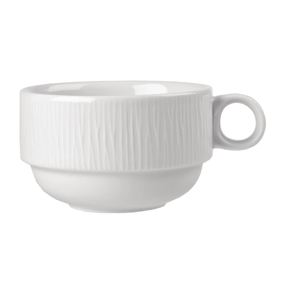 DK445 Churchill Bamboo Stacking Cup 10oz (Pack of 12) JD Catering Equipment Solutions Ltd