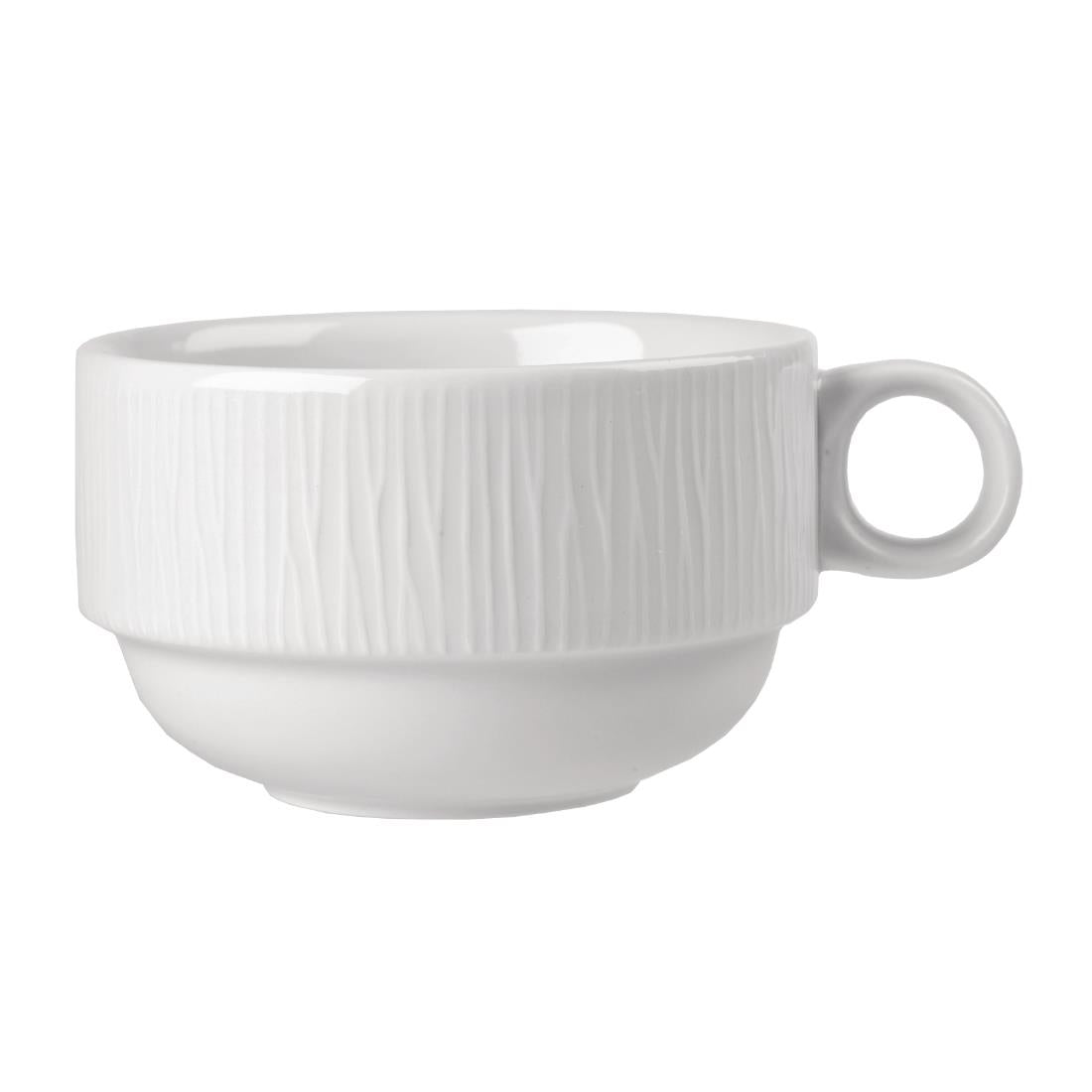 DK445 Churchill Bamboo Stacking Cup 10oz (Pack of 12) JD Catering Equipment Solutions Ltd