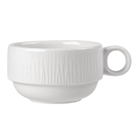 DK449 Churchill Bamboo Stacking Cup 7oz (Pack of 12) JD Catering Equipment Solutions Ltd